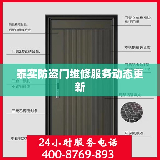 泰实防盗门维修服务动态更新